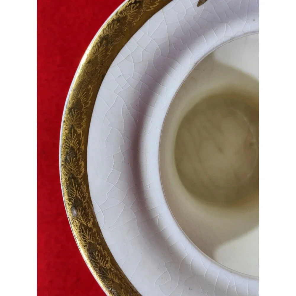 West End Pottery Co. ~ East Liverpool Ohio ~ 22 Caret Gold